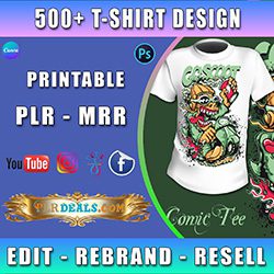 T shirt design- PLR 2500