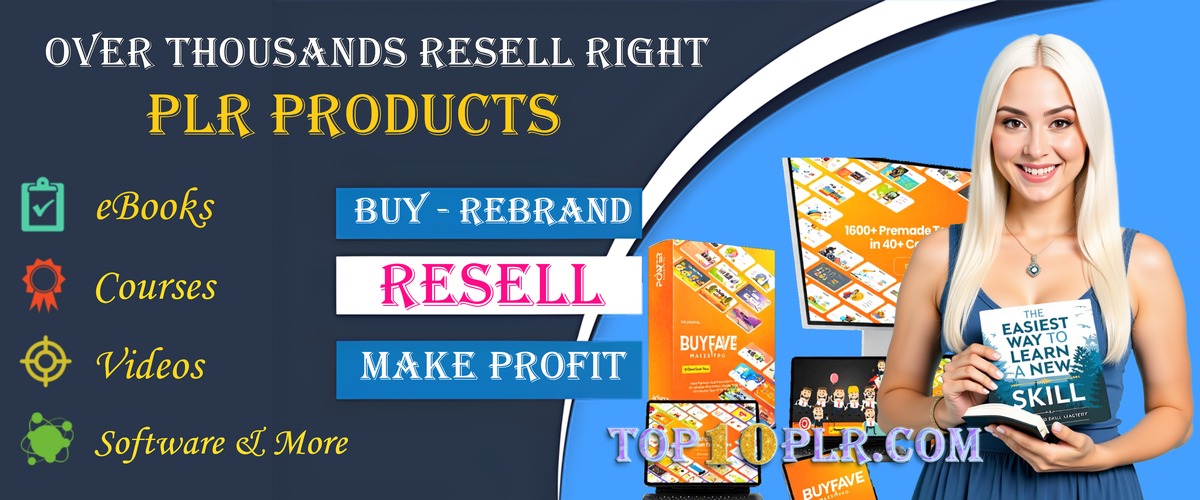 top 10 plr products to resell
